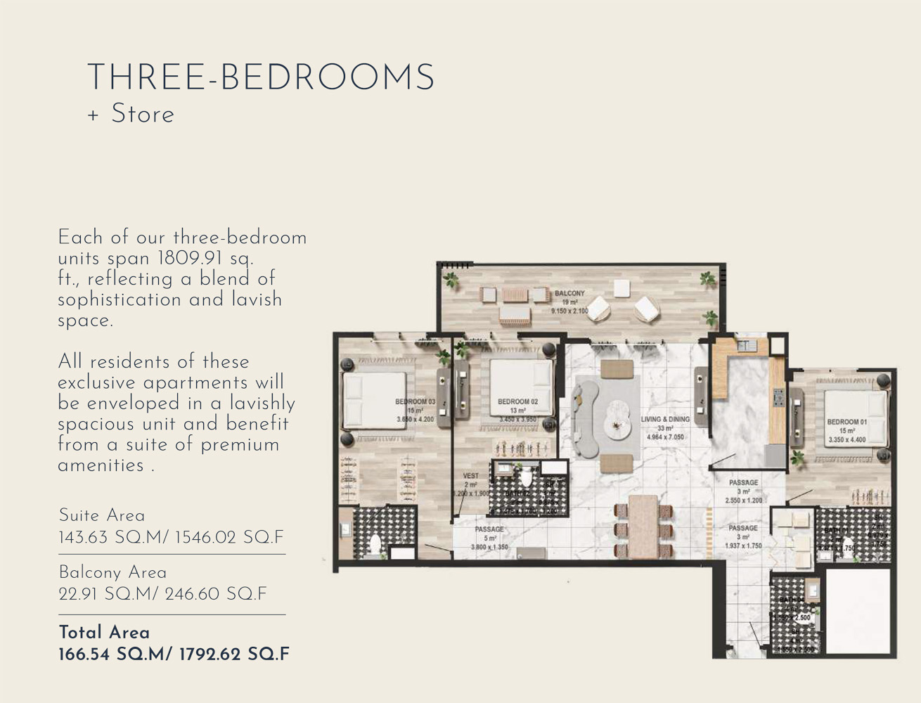 3 Bedroom